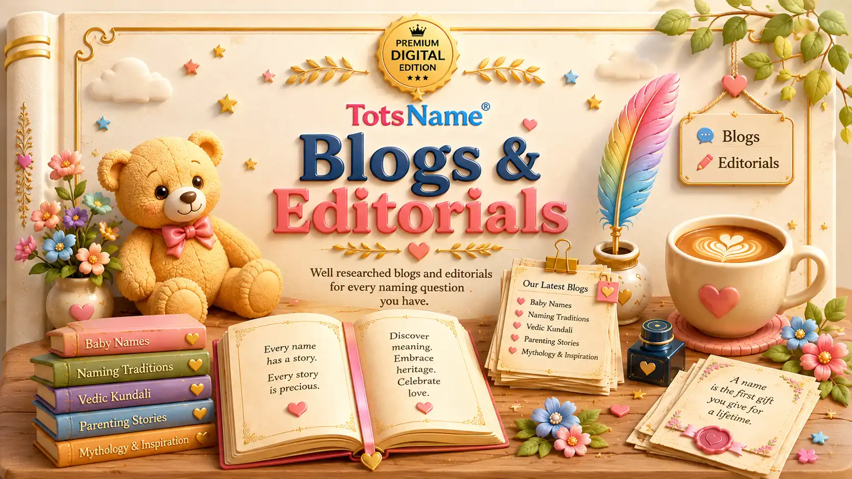 TotsName Blogs & Editorials — well researched blogs and editorials for every naming question you have