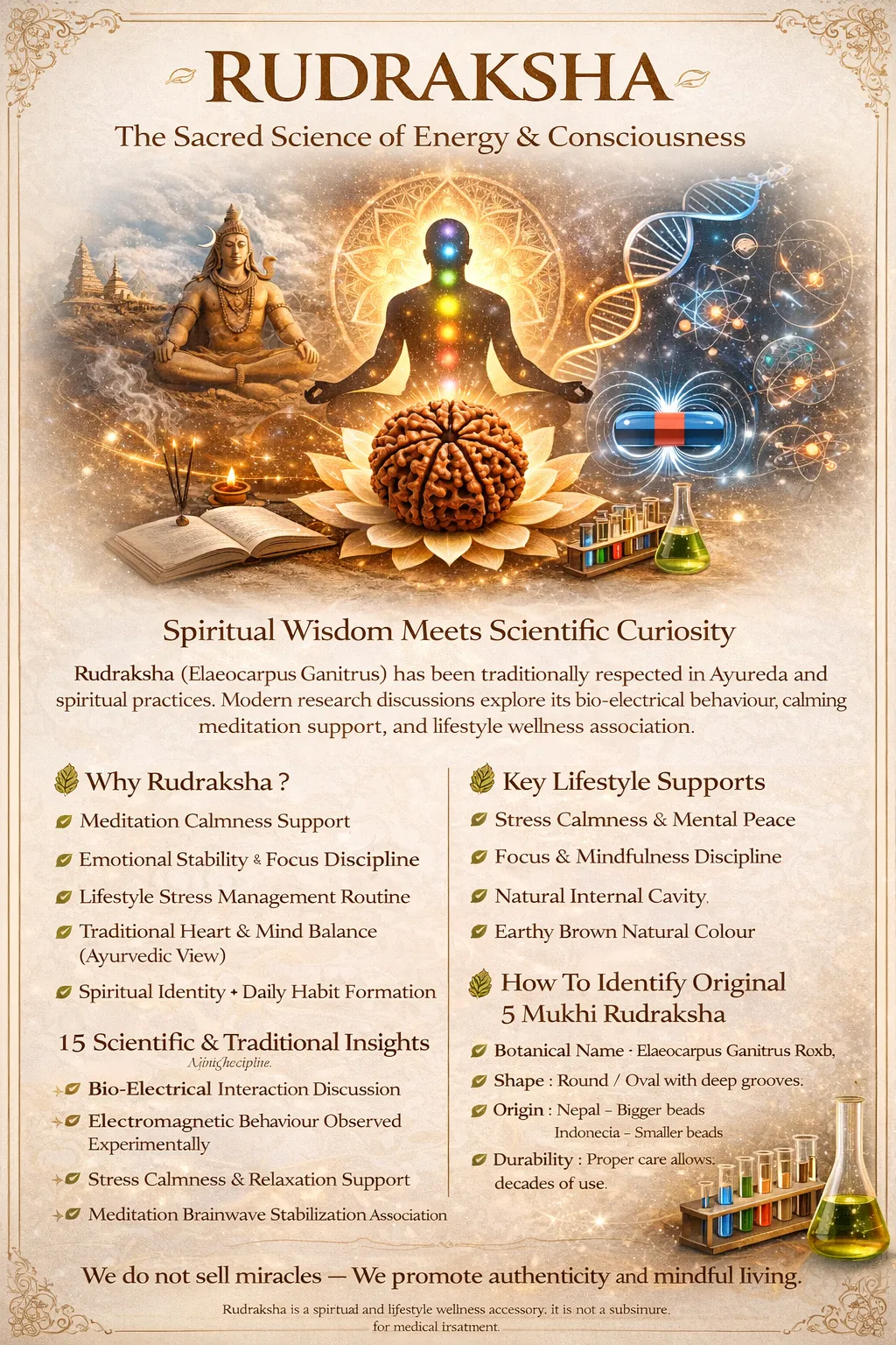 Rudraksha — the sacred science of energy & consciousness
